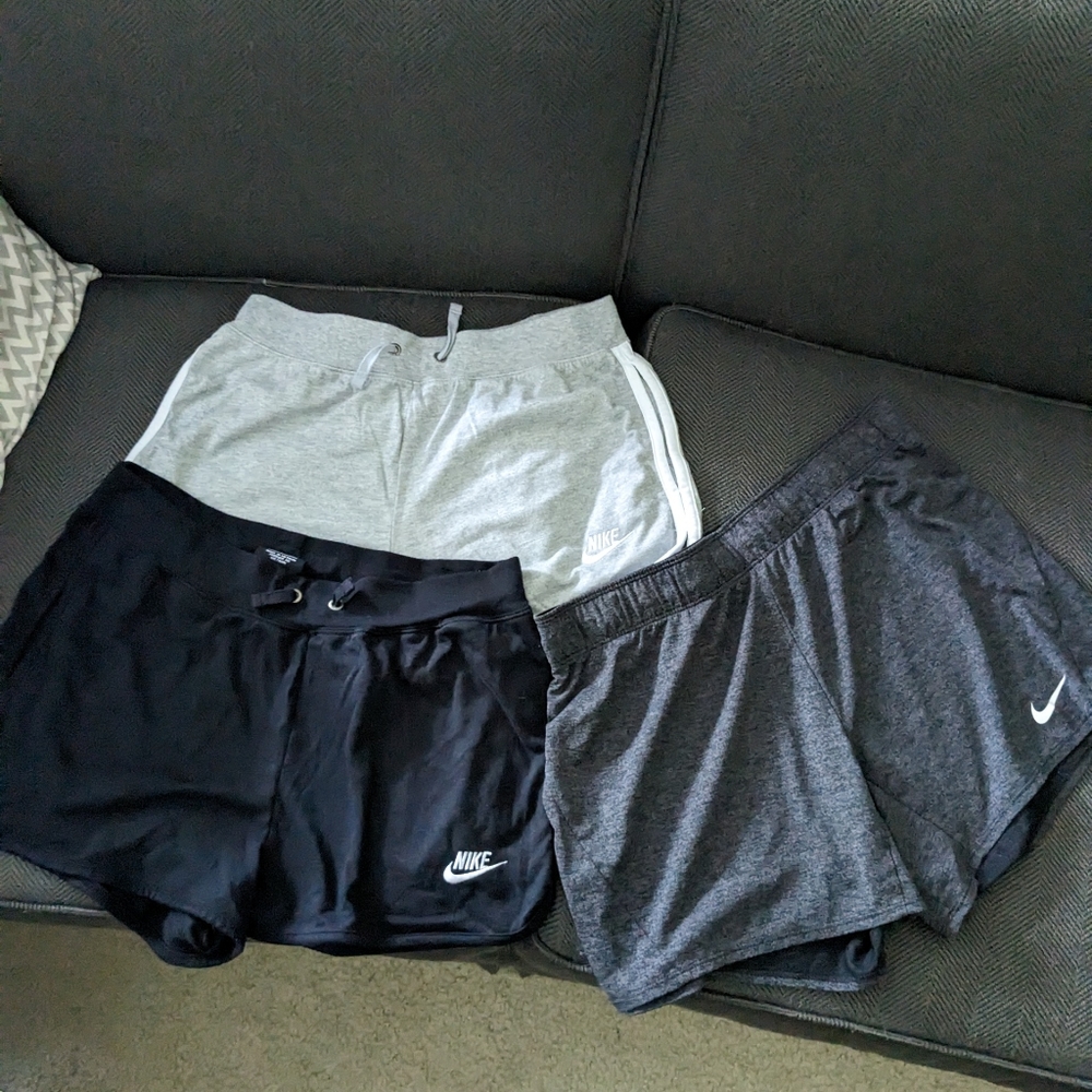 3 Pairs Nike size Medium shorts